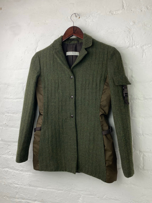 FW 99 Miu Miu Tech Wool Blazer