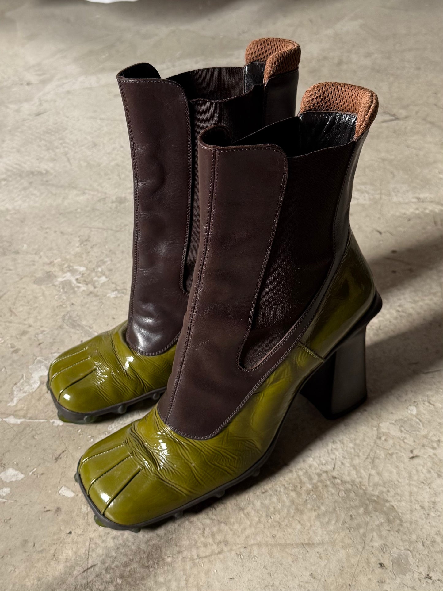 FW 99 Miu Miu Block Heels
