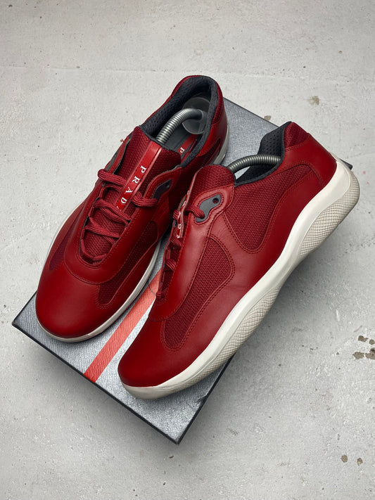 Prada Americas Cup Leather Trainers