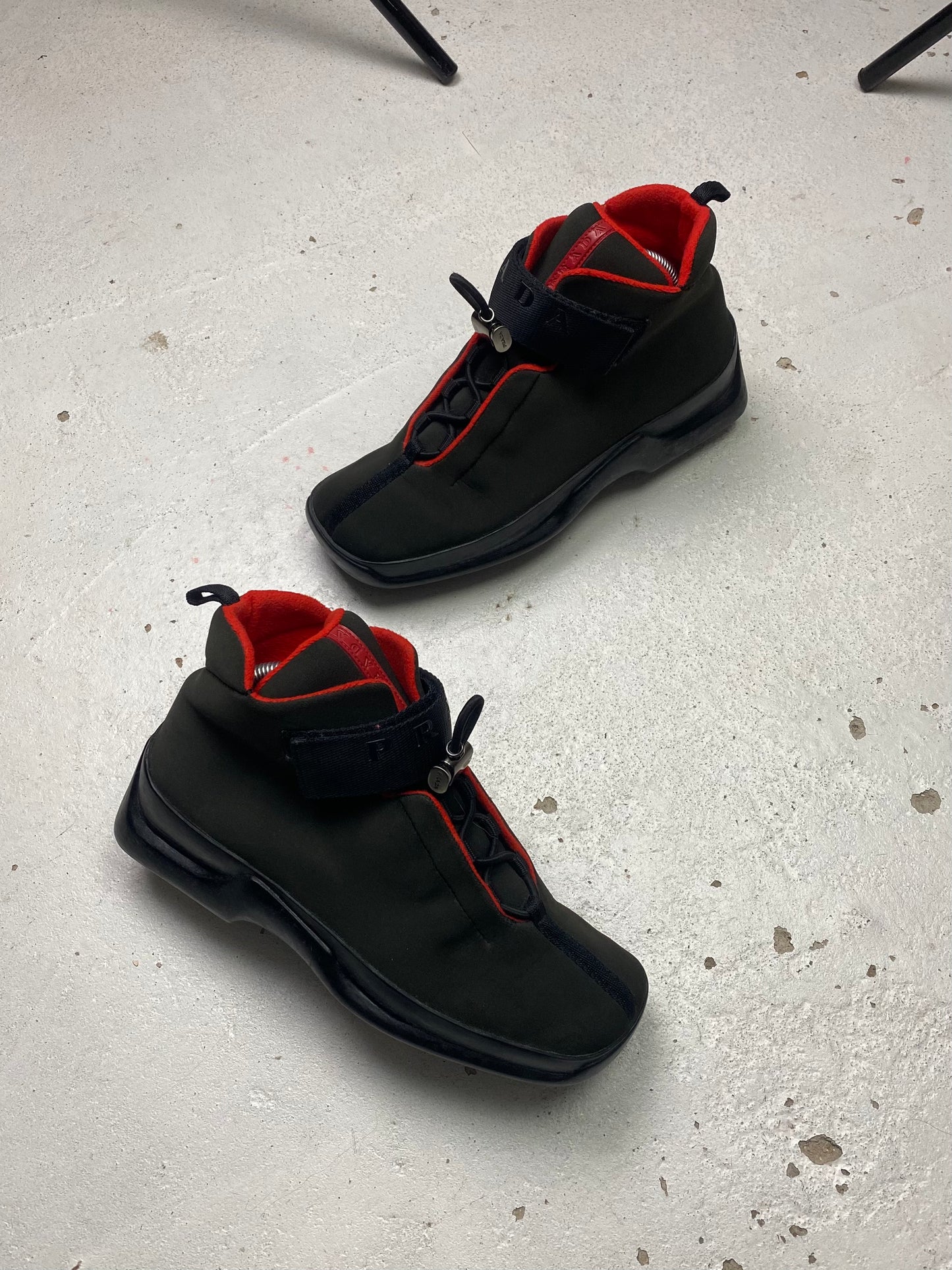 FW 99 Prada Sport Neoprene Boots