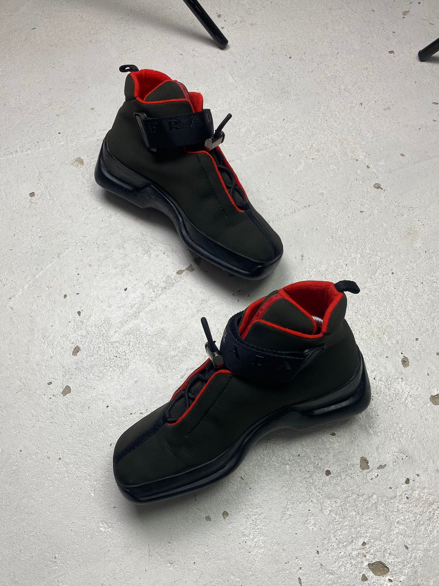 FW 99 Prada Sport Neoprene Boots