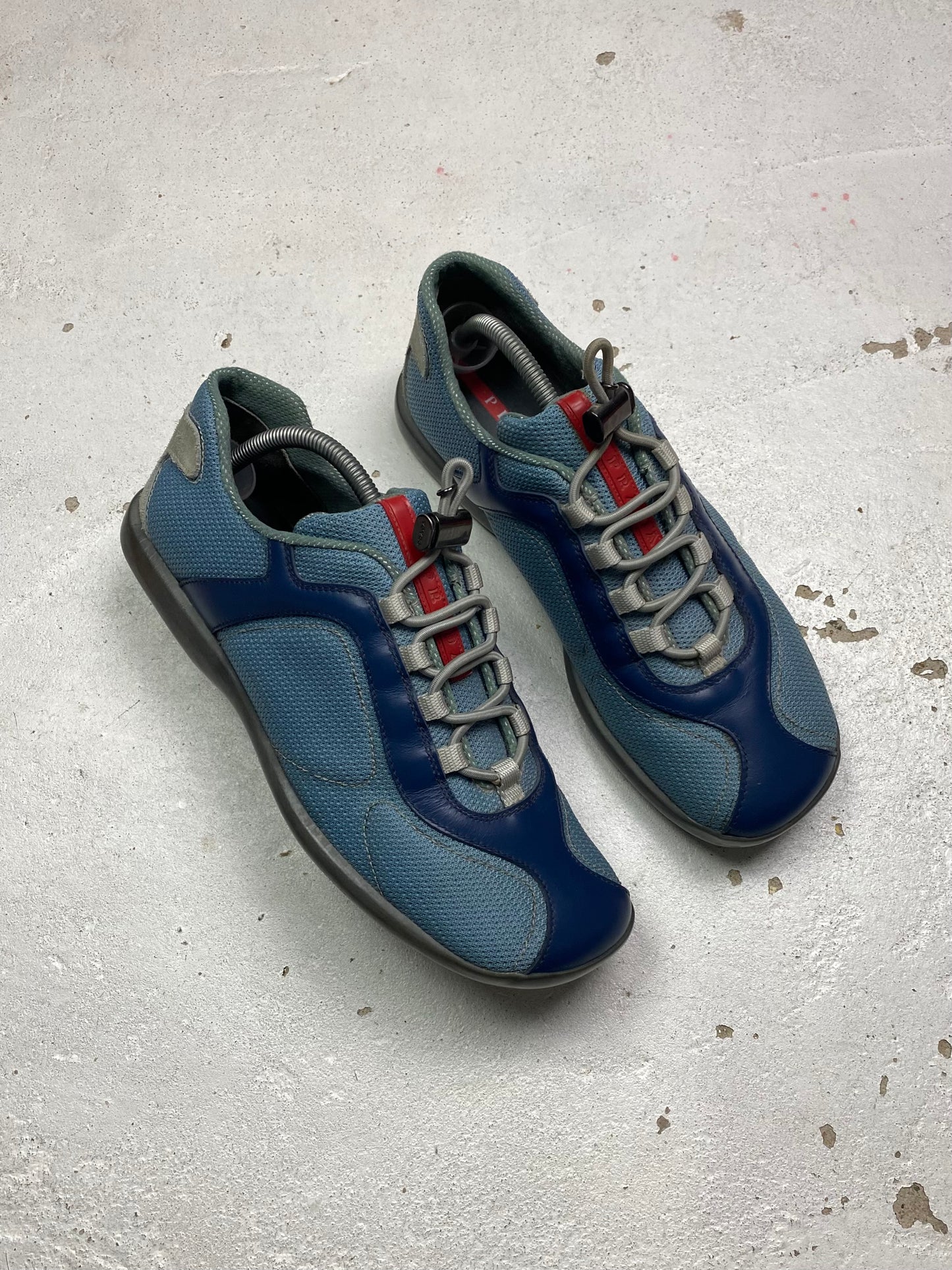 SS 00 Prada Sport Mesh & Leather Trainers