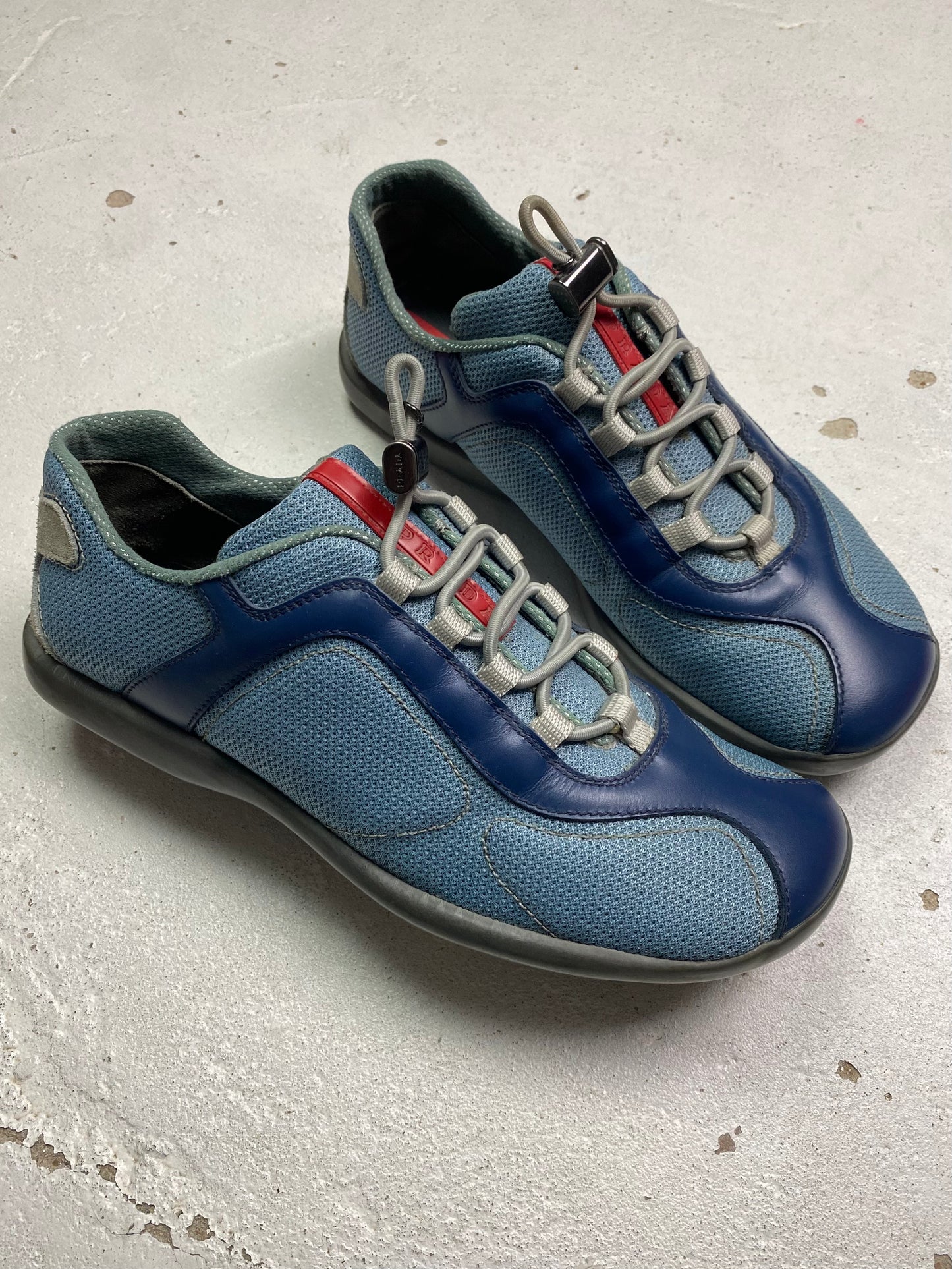 SS 00 Prada Sport Mesh & Leather Trainers