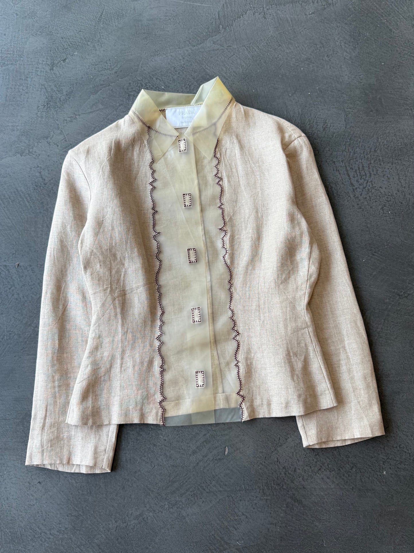SS 98 Prada Linen & Latex Set