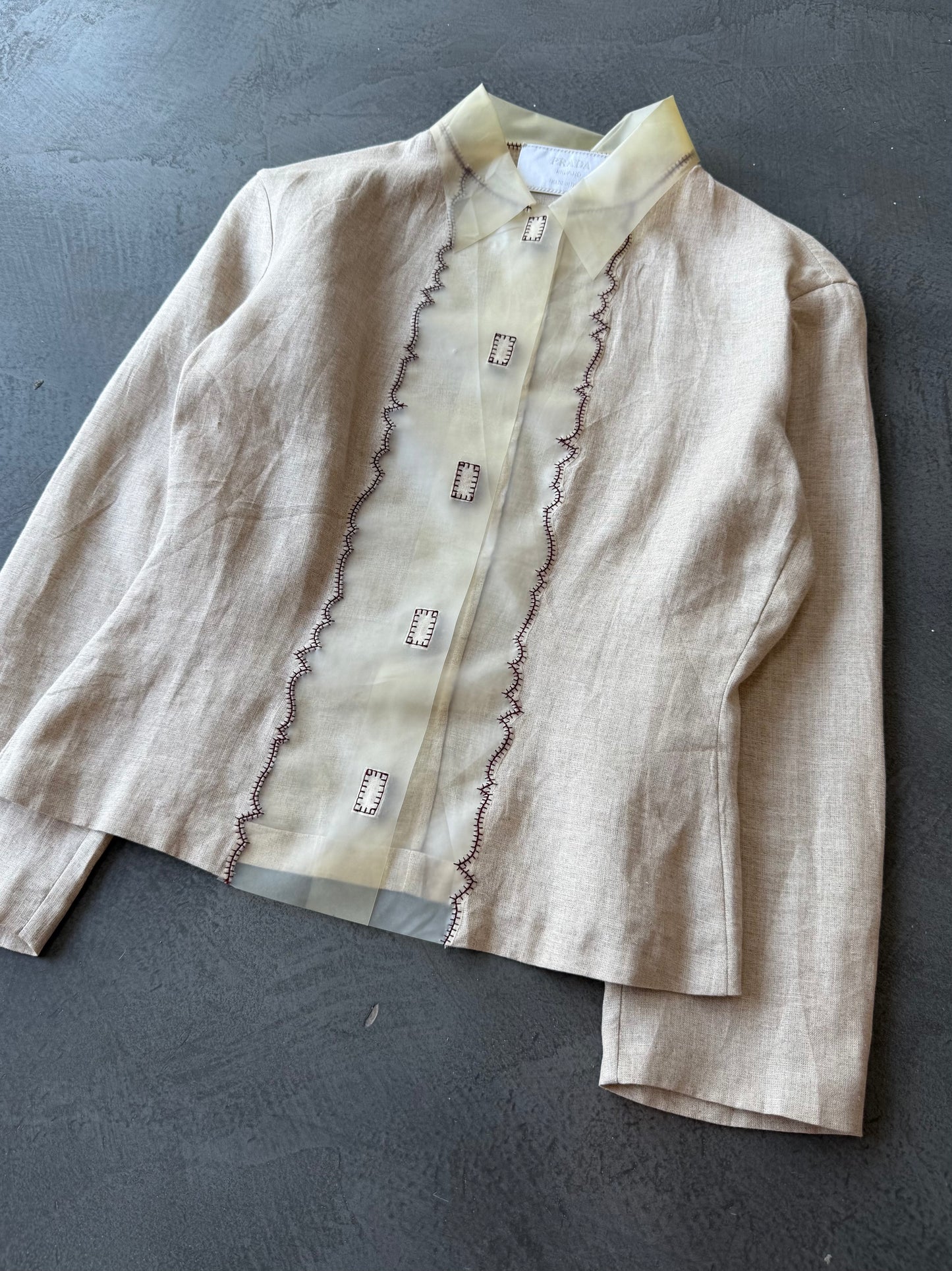 SS 98 Prada Linen & Latex Set