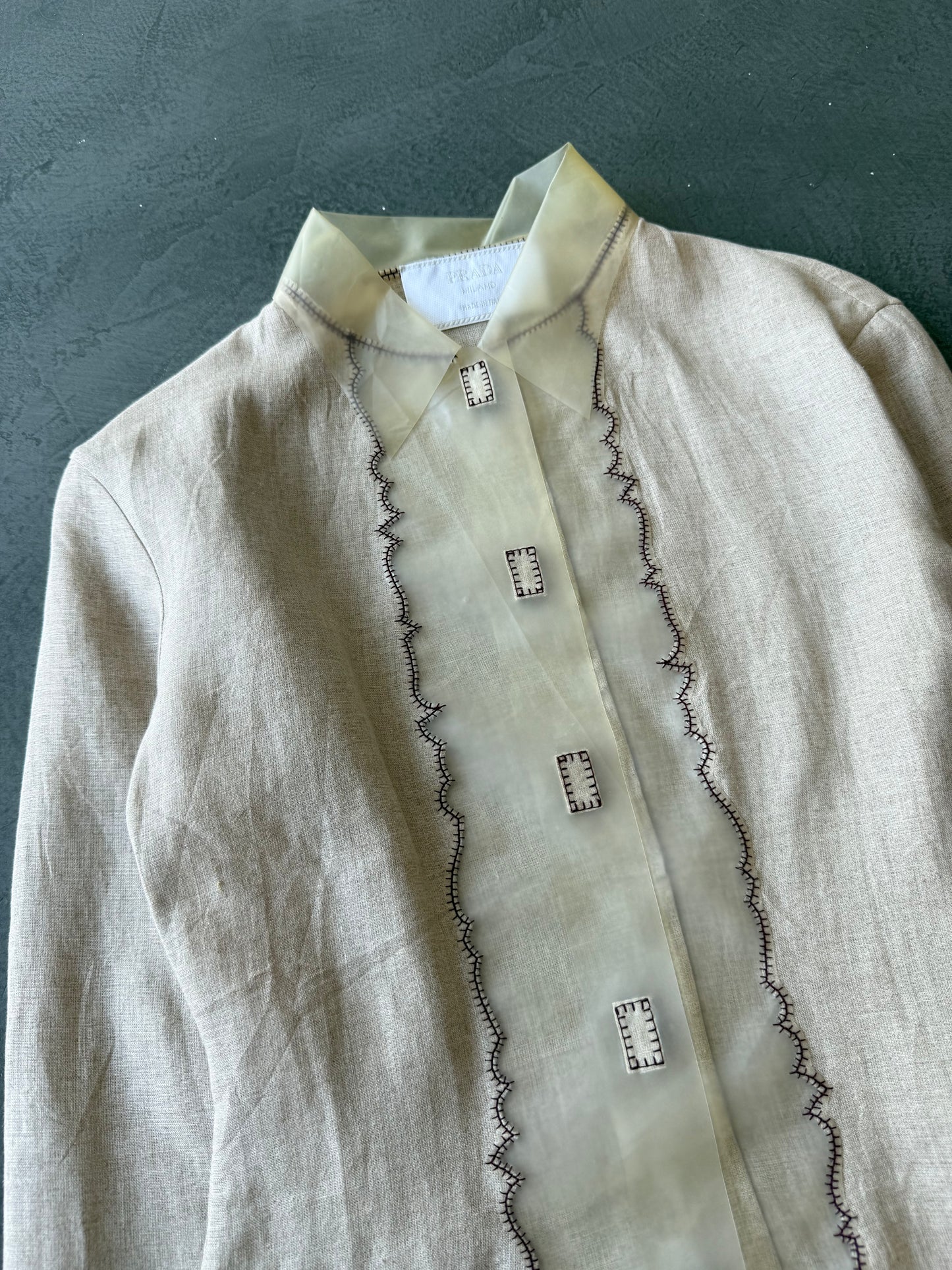 SS 98 Prada Linen & Latex Set