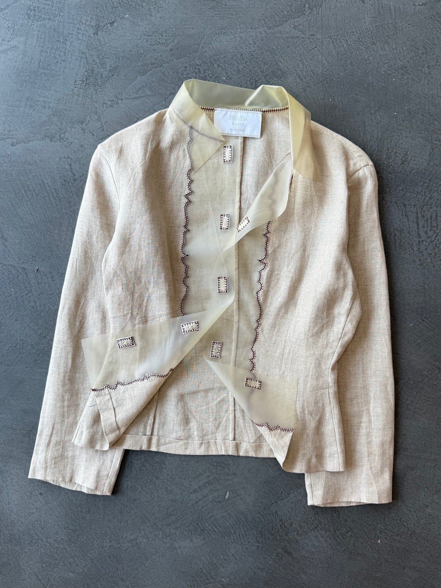 SS 98 Prada Linen & Latex Set