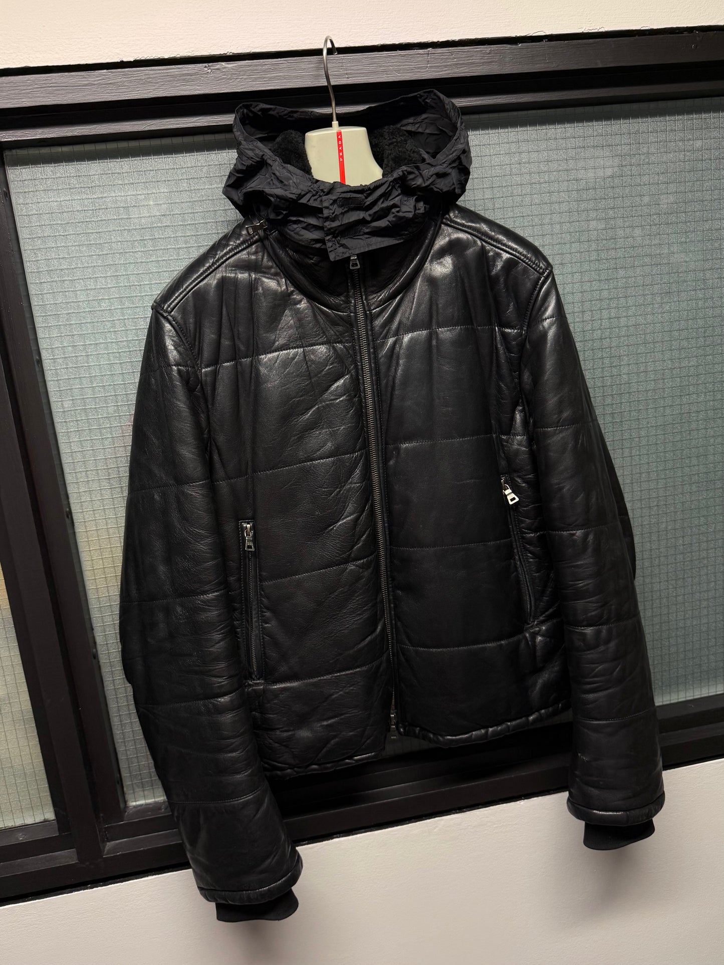 Prada Sport Padded Leather Jacket