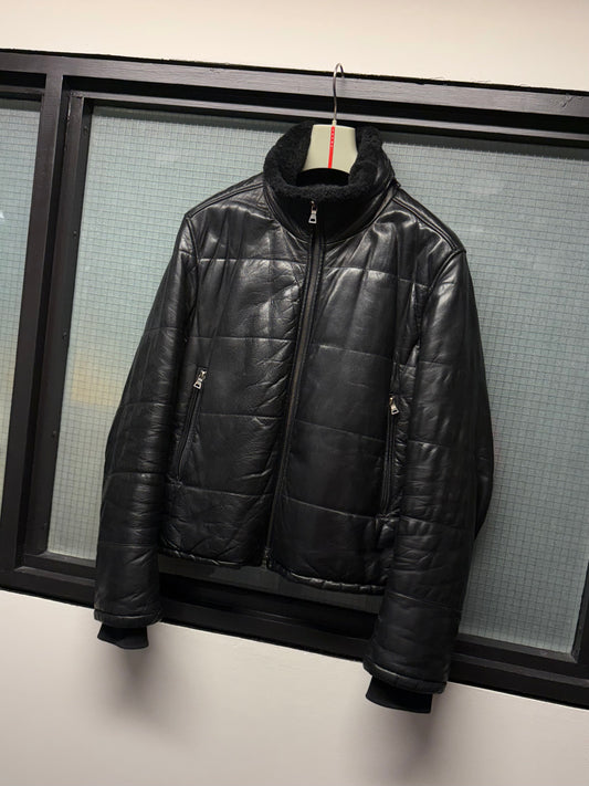 Prada Sport Padded Leather Jacket