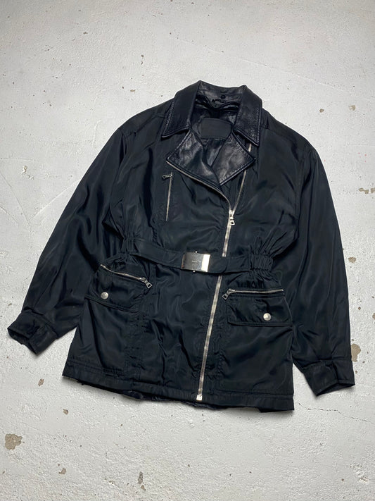 FW 94 Prada Leather & Nylon Jacket