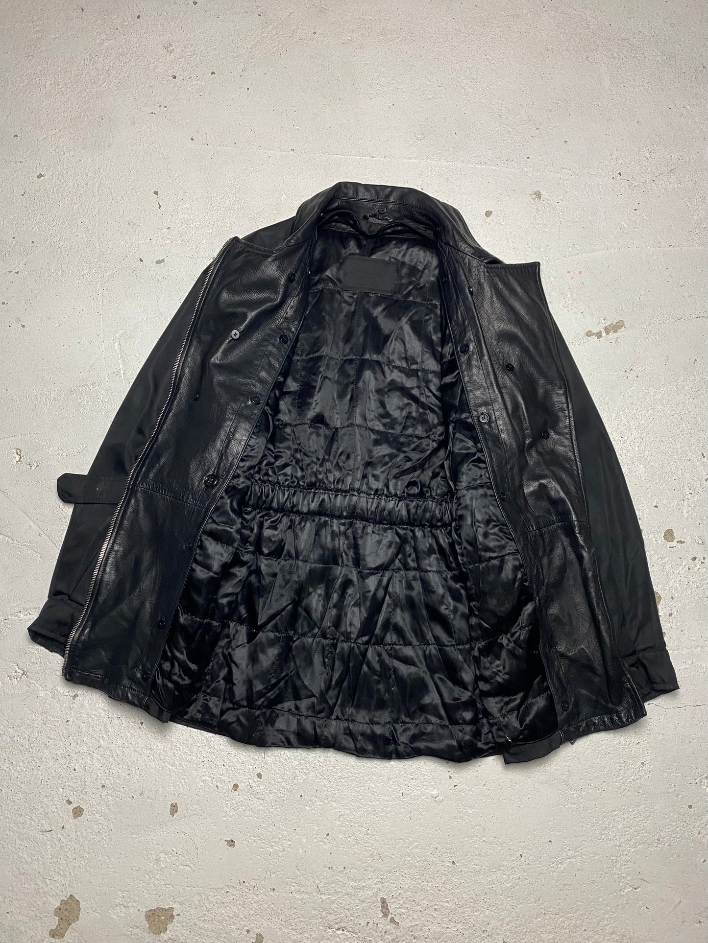 FW 94 Prada Leather & Nylon Jacket