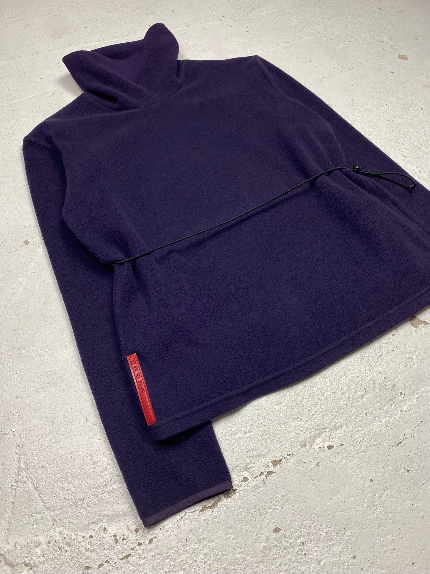 FW 00 Prada Sport Technical Roll Neck Fleece