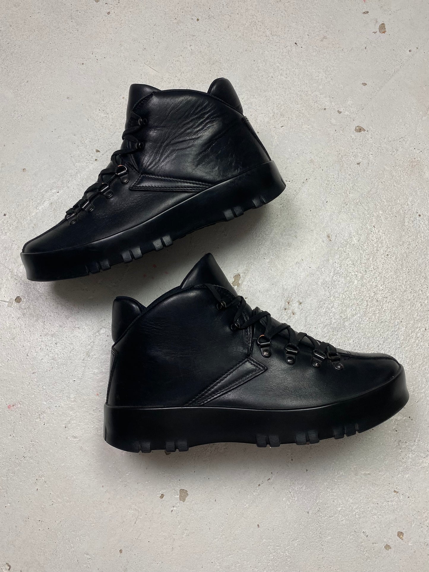 Prada Sport Leather Hiking Boots