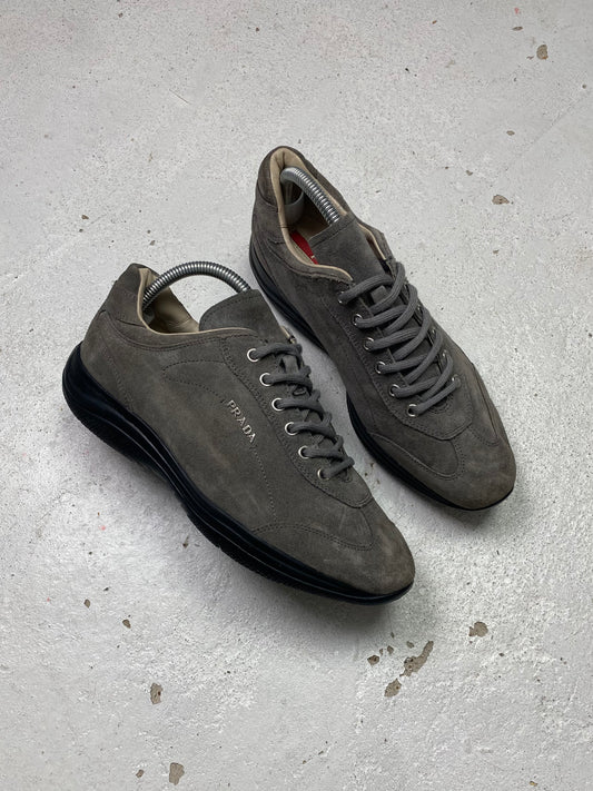 Prada Linea Rossa Suede Trainers