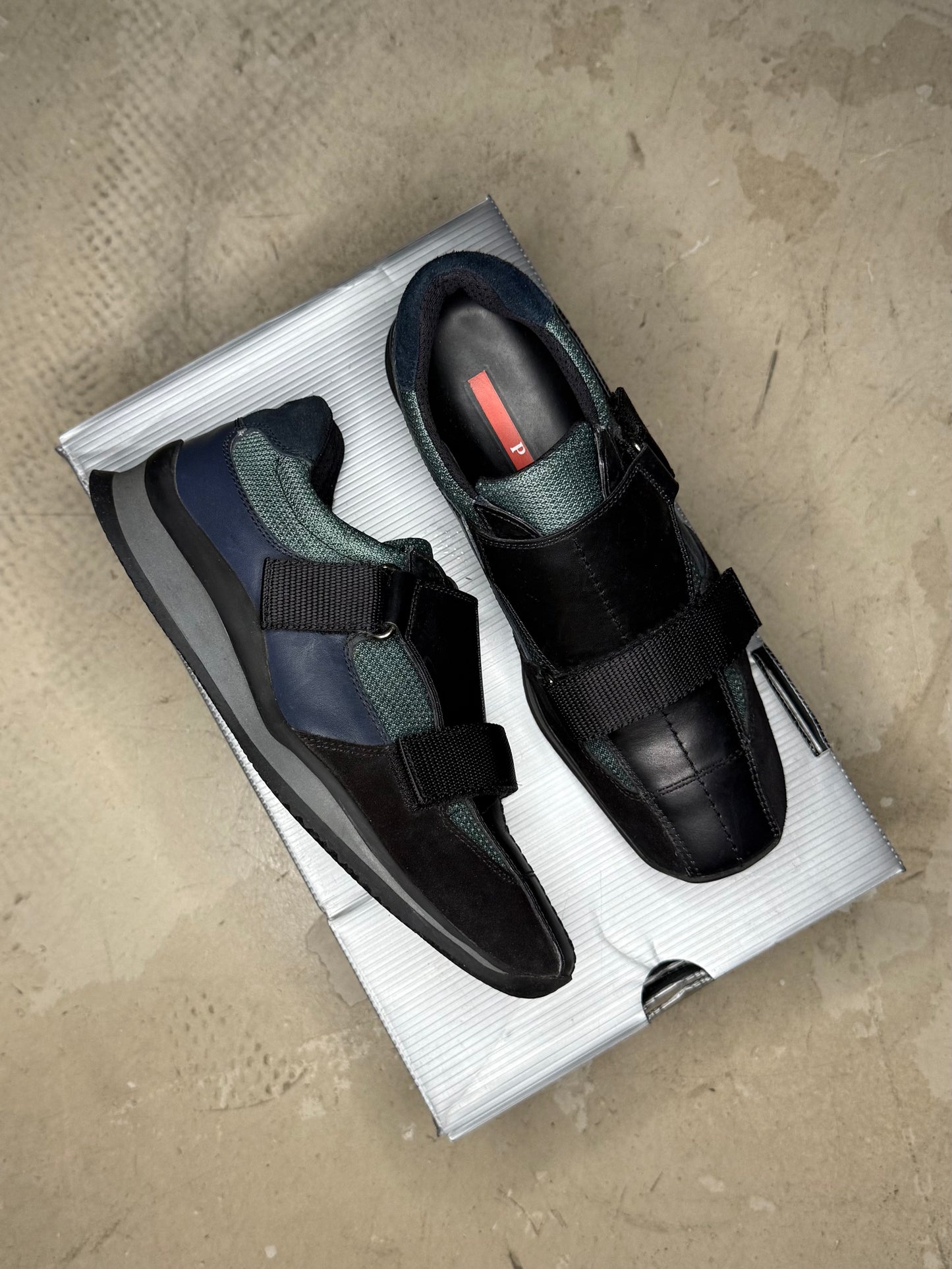 FW 02 Prada Sport Velcro Strap Trainers