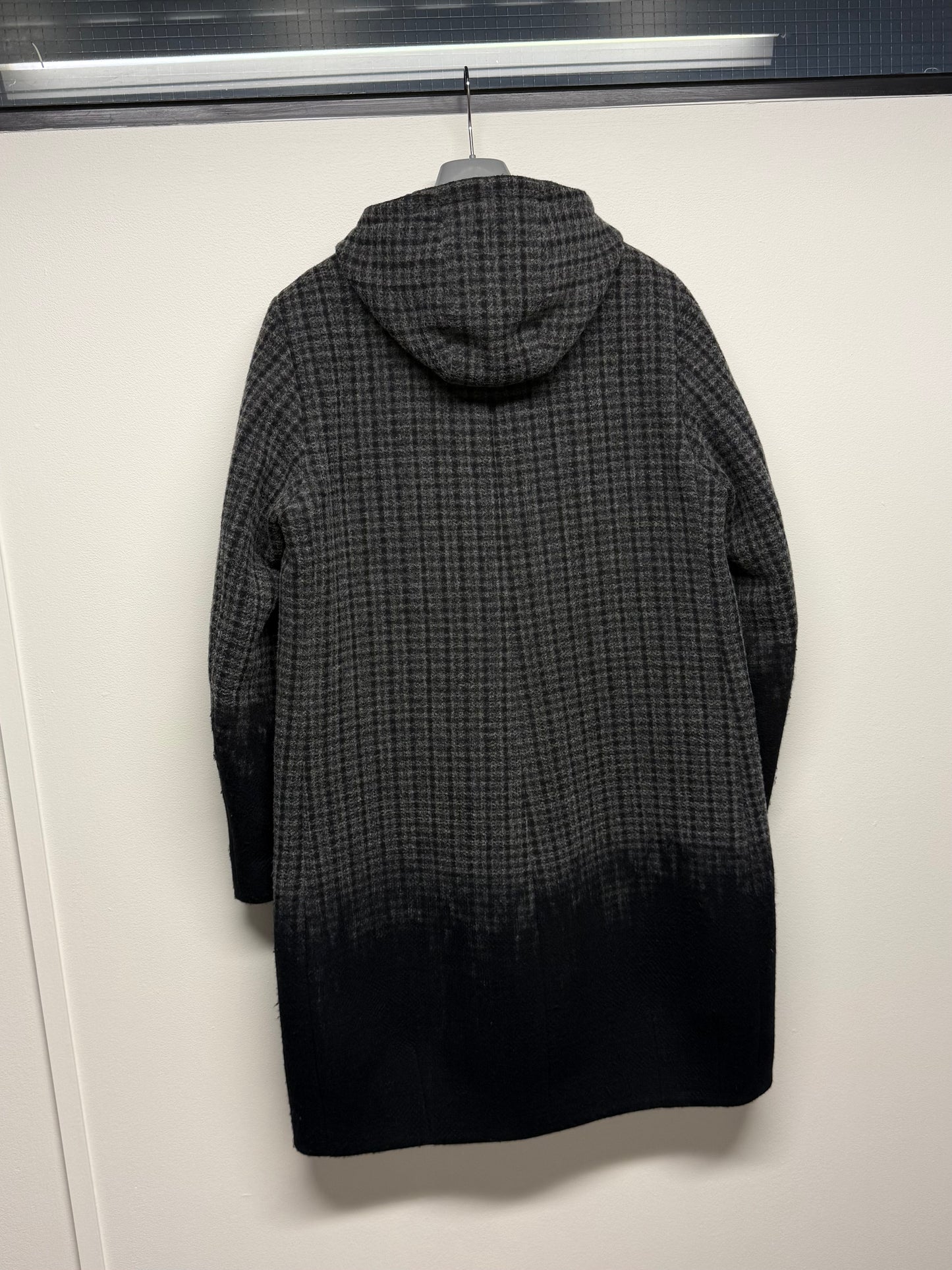 FW 07 Prada Houndstooth Wool Coat