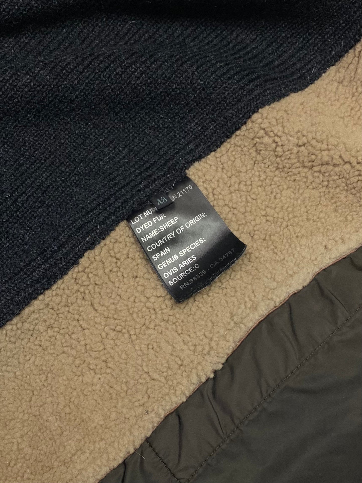 Prada Sport Shearling Leather Vest