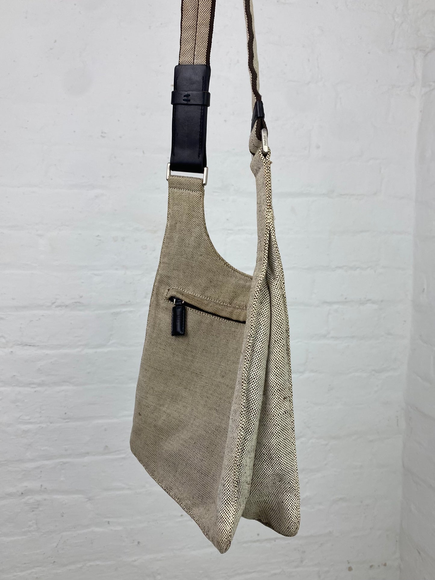 SS 99 Prada Linen Sidebag