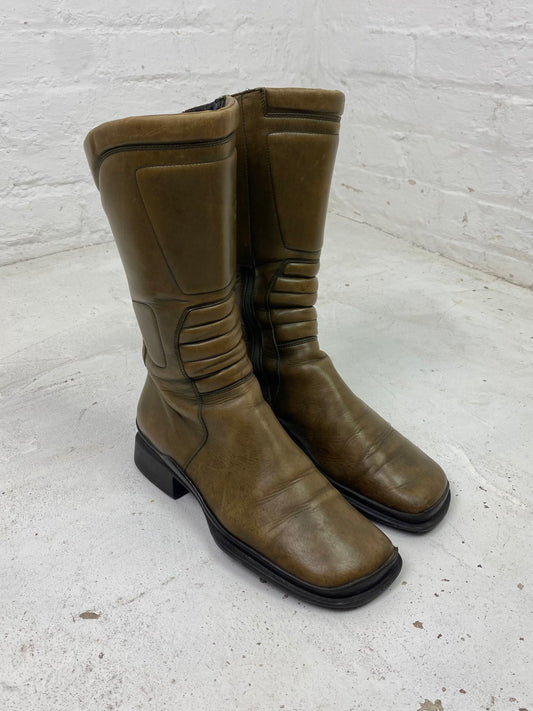 FW 99 Prada Moto Boots