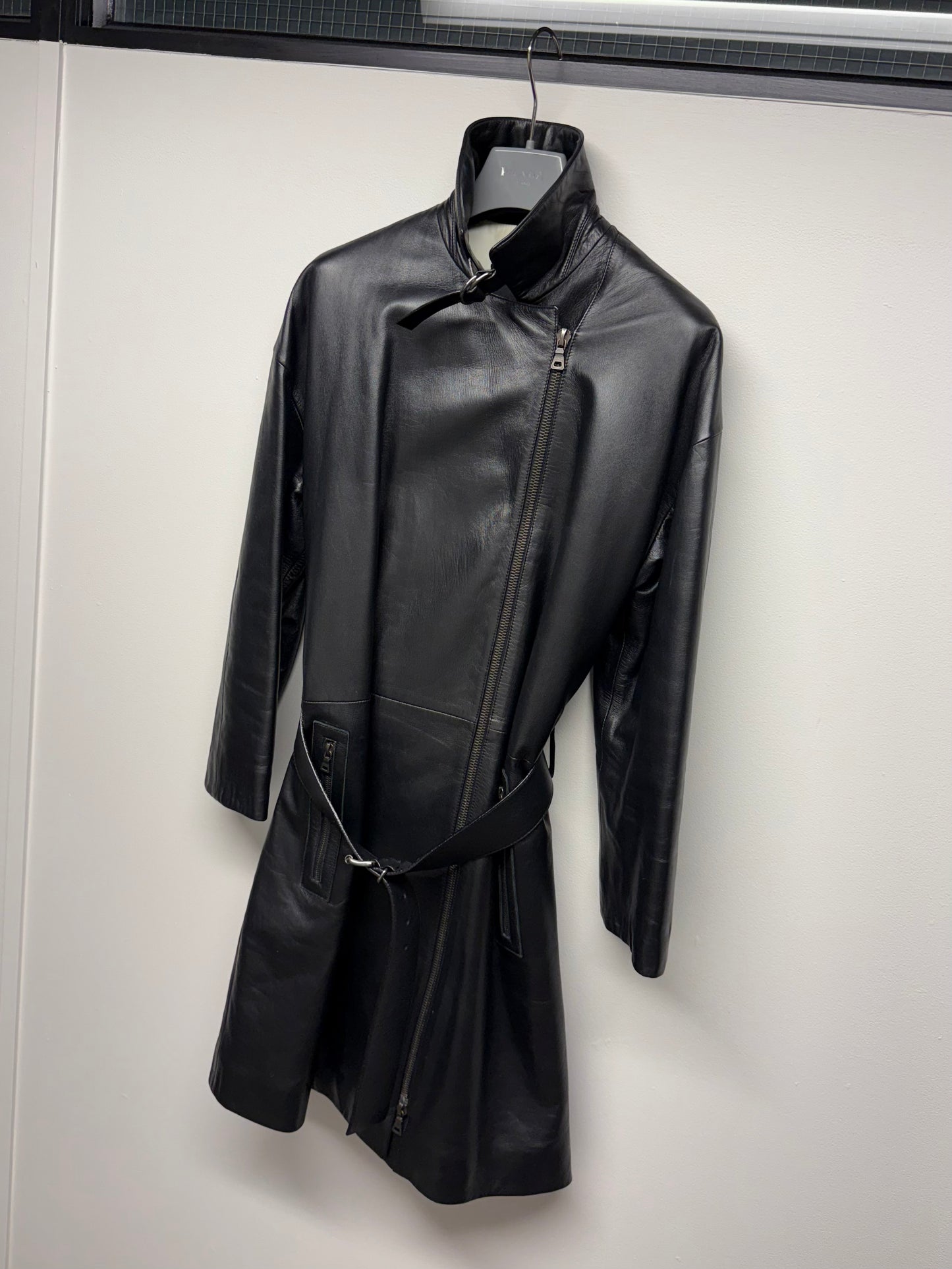 Prada Leather Trench Coat