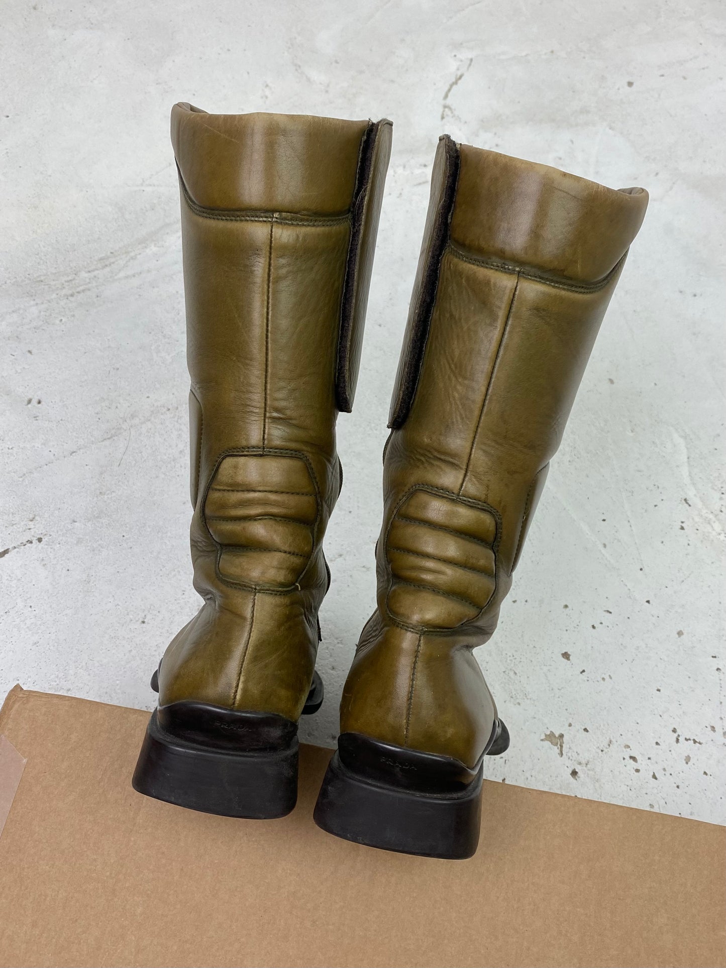 FW 99 Prada Moto Boots