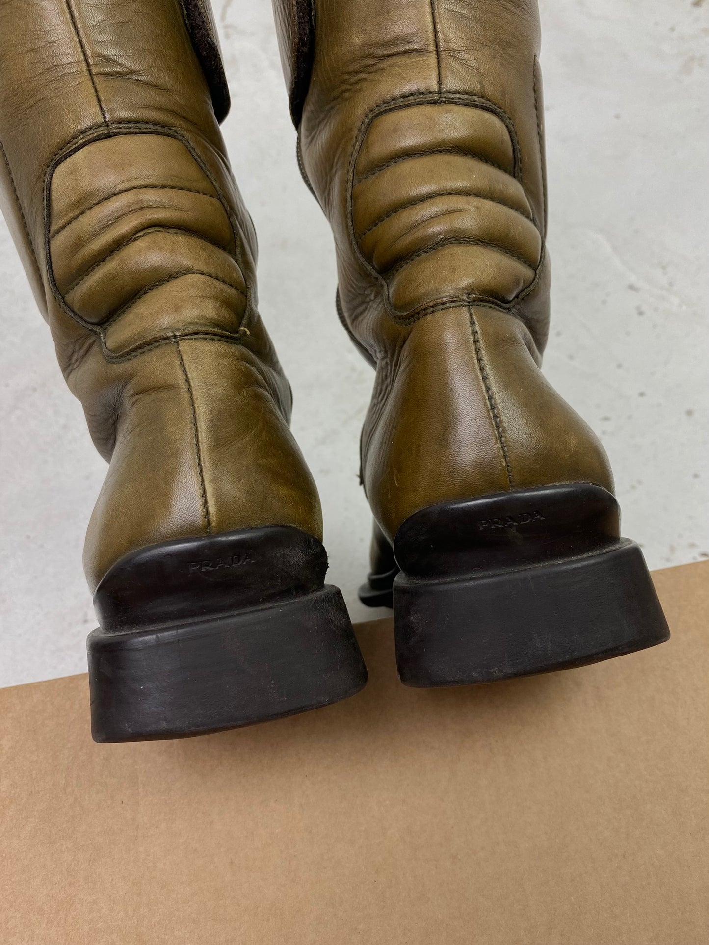 FW 99 Prada Moto Boots