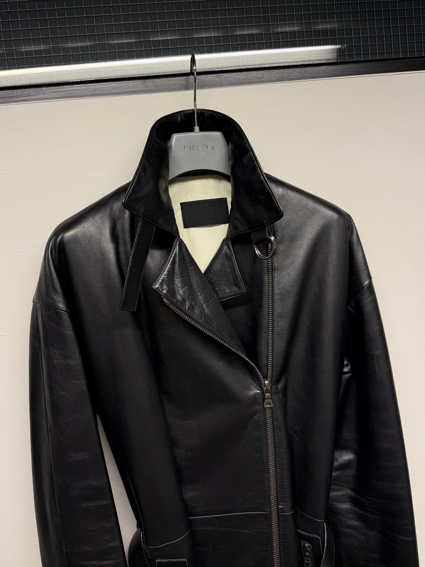 Prada Leather Trench Coat