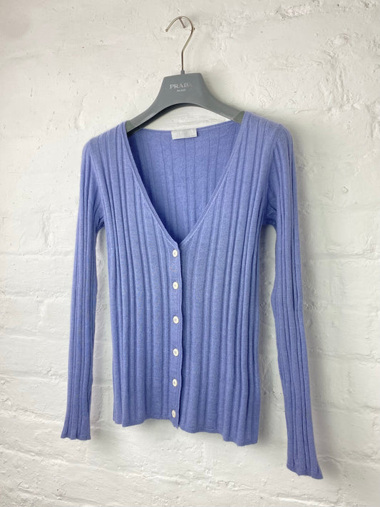 SS 00 Prada Silk & Cashmere Cardigan