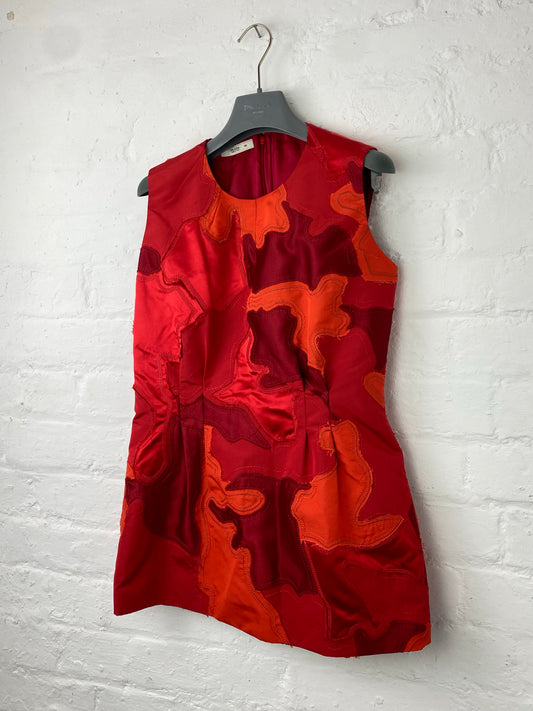 SS 07 Prada Silk Camo Dress