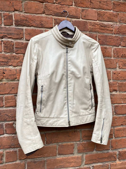 SS 01 Prada Sport Leather Moto Jacket