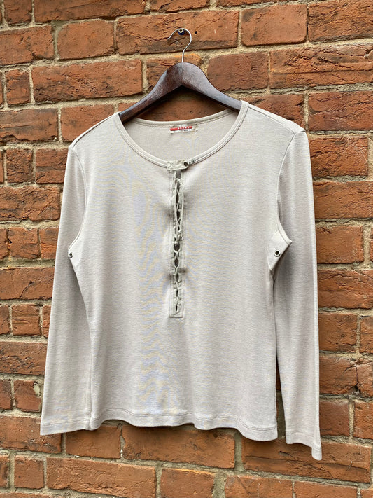 Prada Sport Laced Henley