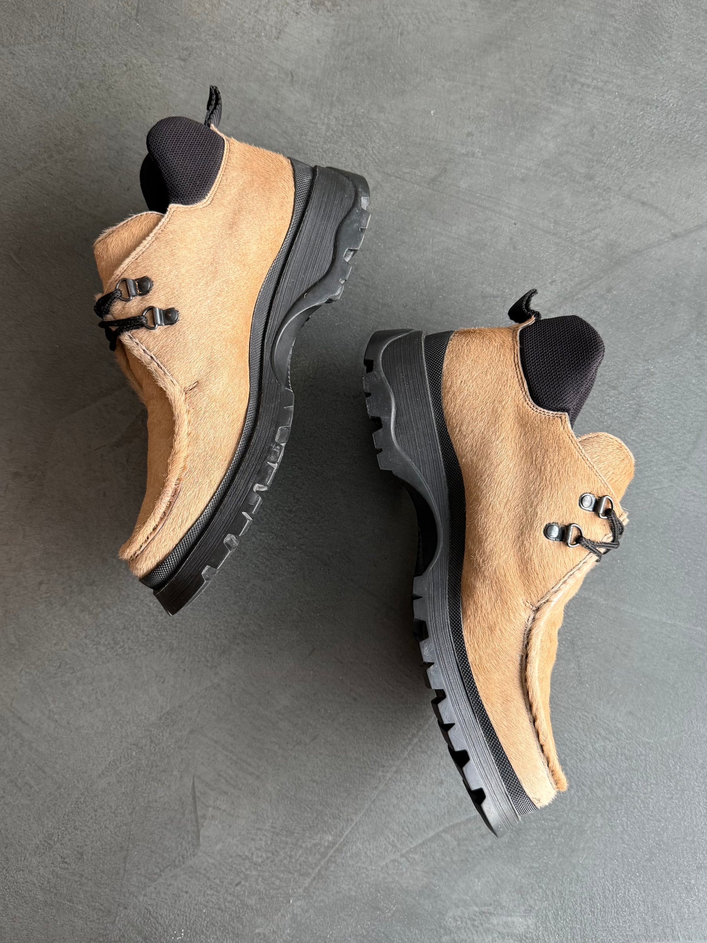 Prada Sport Pony Lug Sole Boots