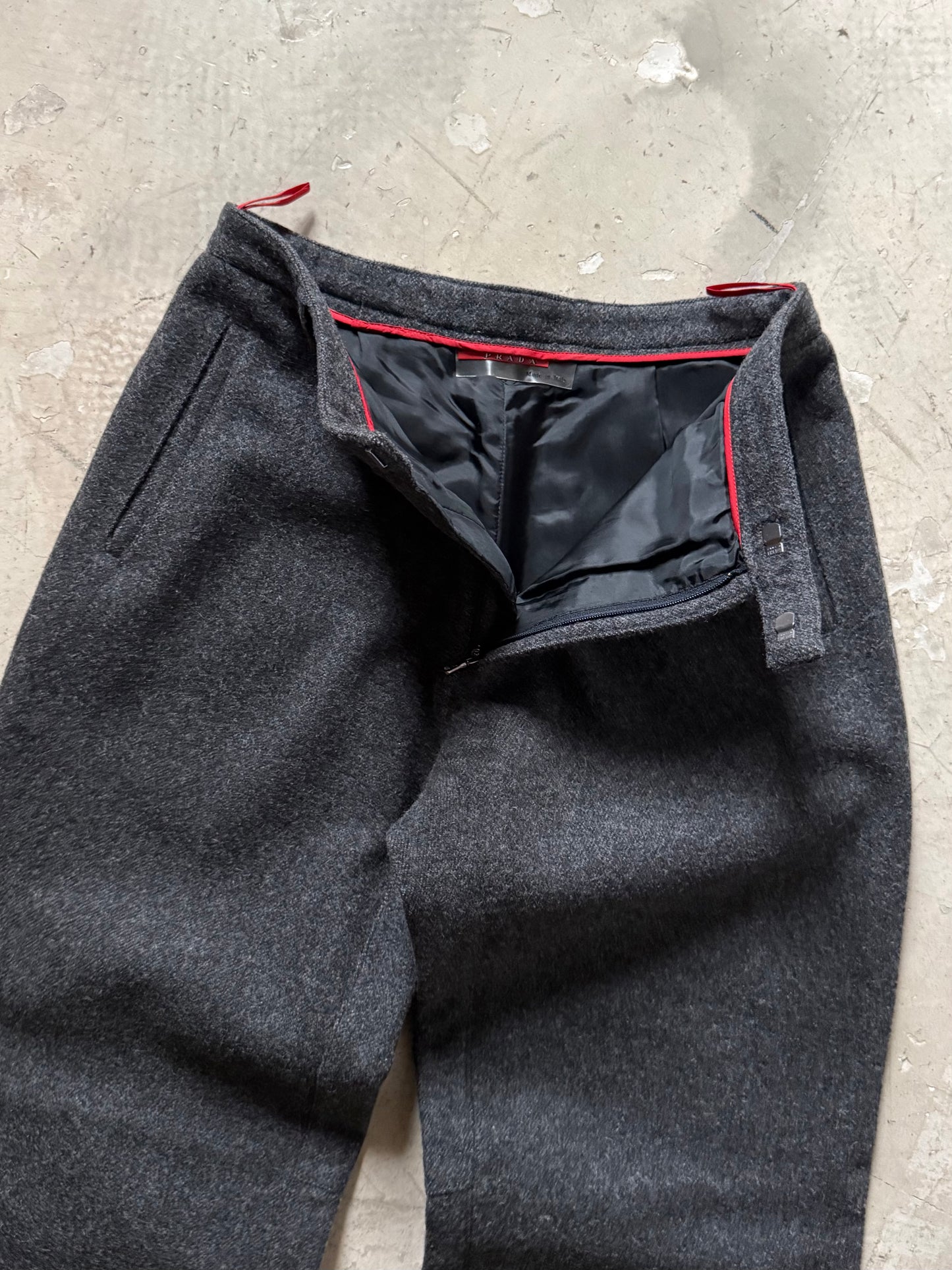 FW 98 Prada Sport Wool Trousers