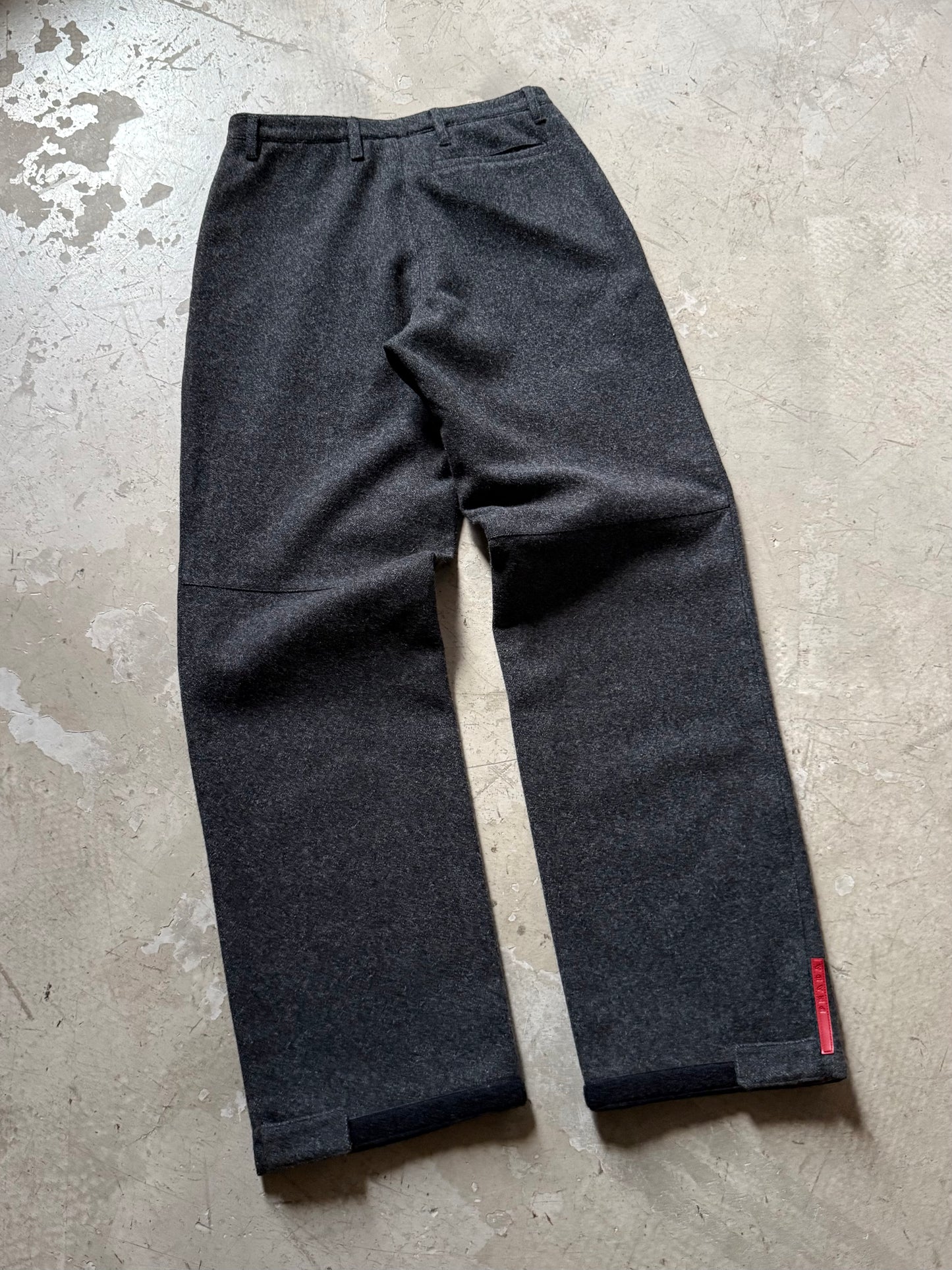 FW 98 Prada Sport Wool Trousers