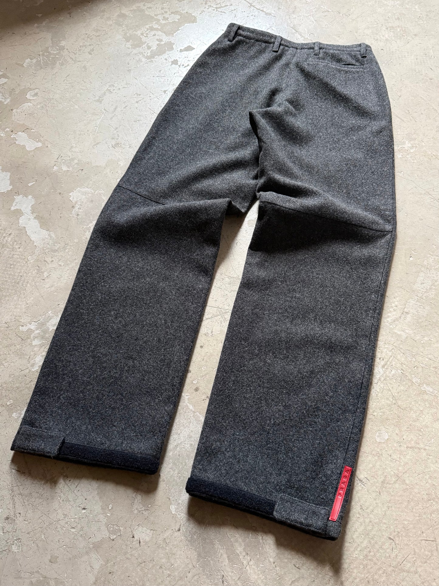 FW 98 Prada Sport Wool Trousers
