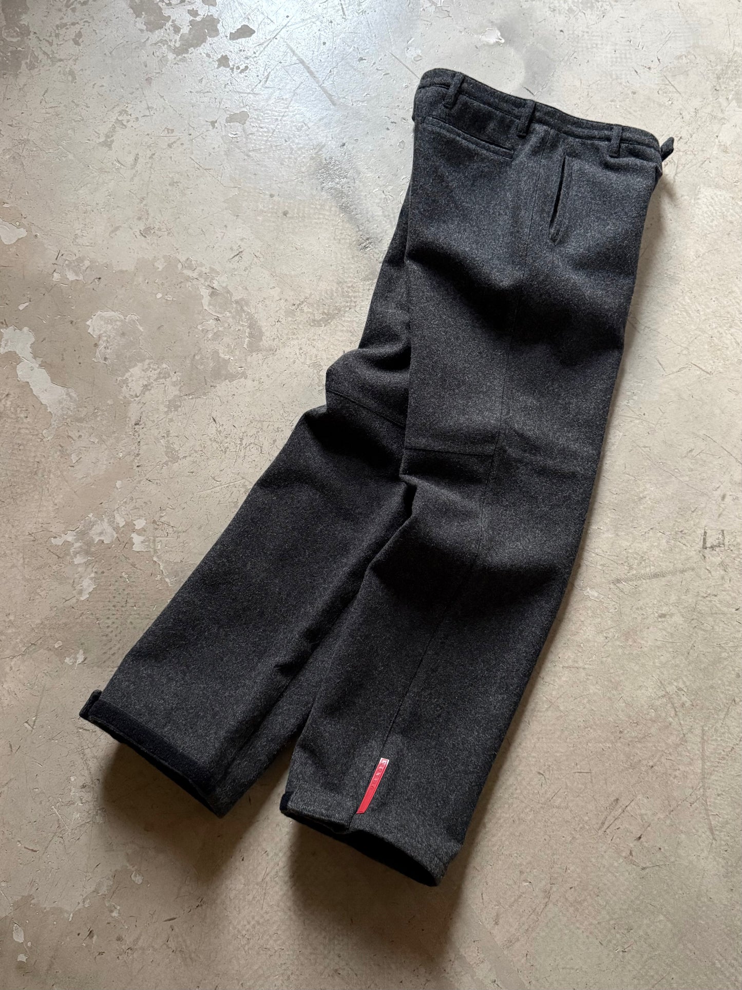 FW 98 Prada Sport Wool Trousers