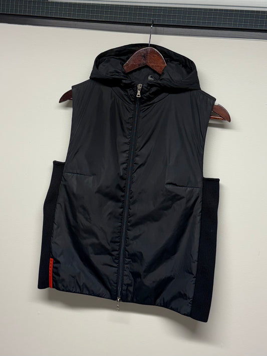 FW 99 Prada Sport Nylon & Wool Gilet