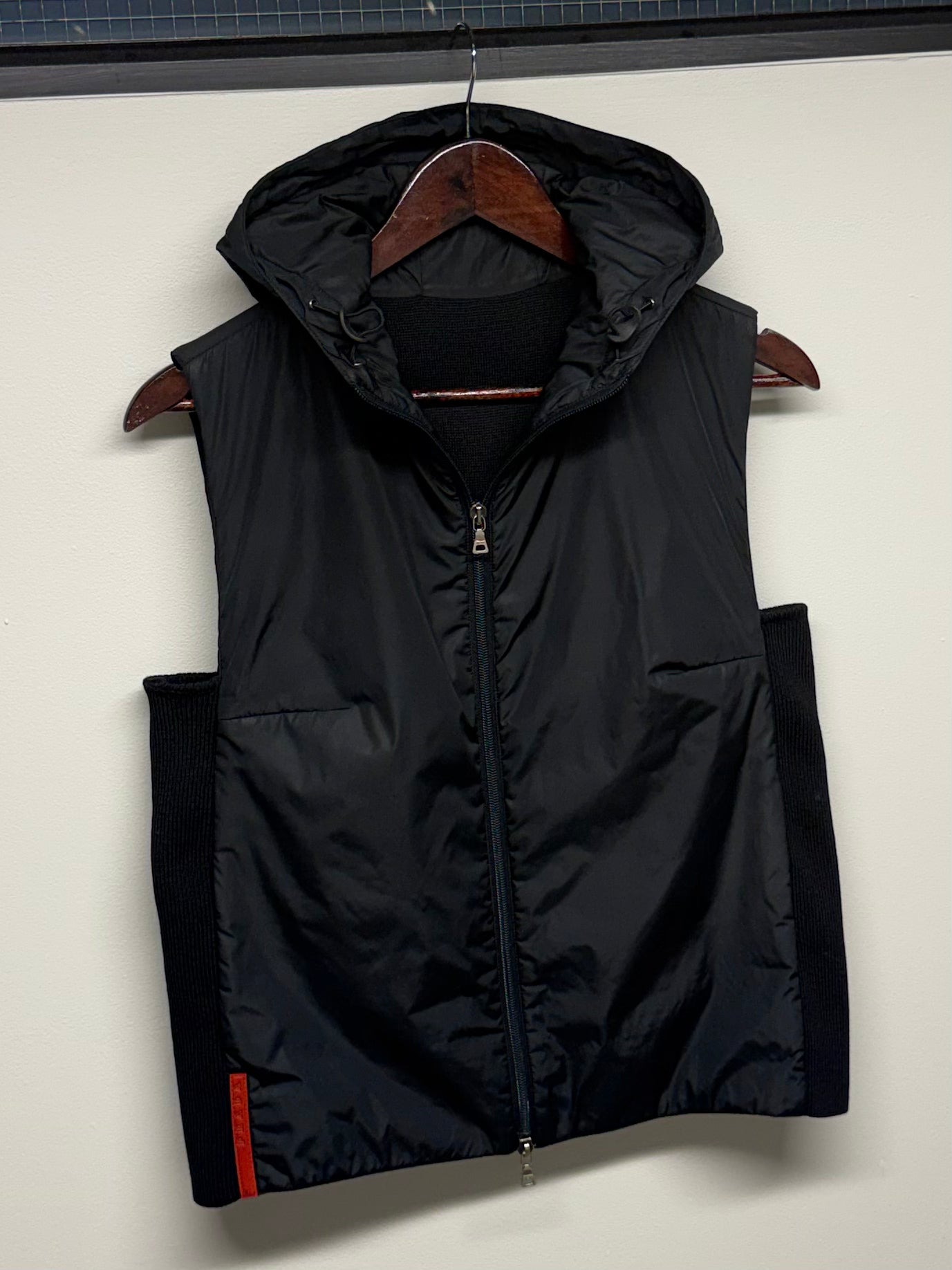 FW 99 Prada Sport Nylon & Wool Gilet