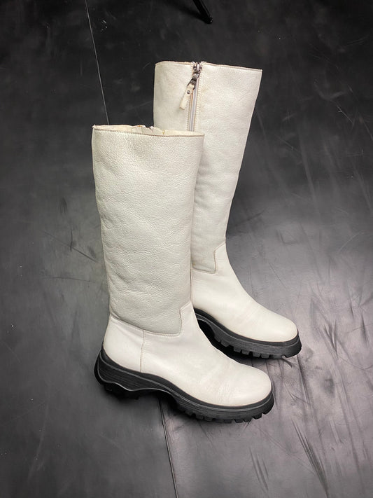 2004 Prada Sport Lug Sole Boots