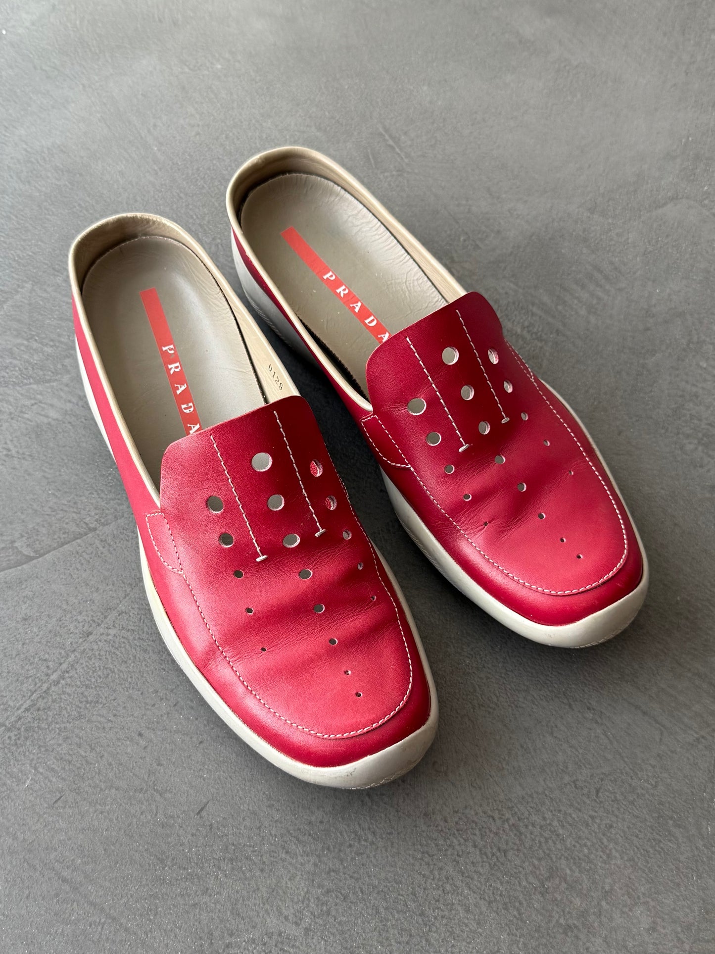 Prada Sport Perforated Mules