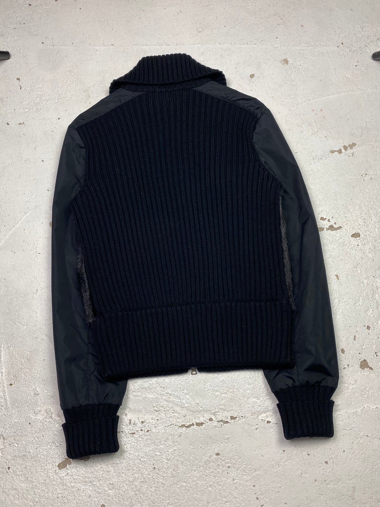 FW 00 Prada Sport Fur Track Jacket