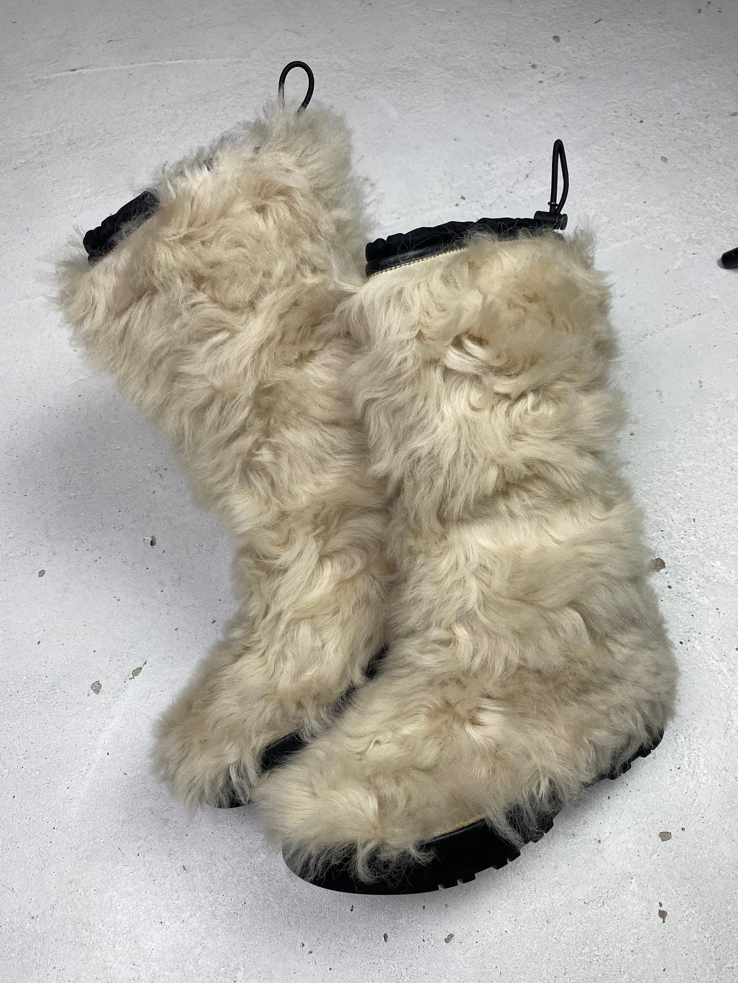 Prada Linea Rossa Fur Boots