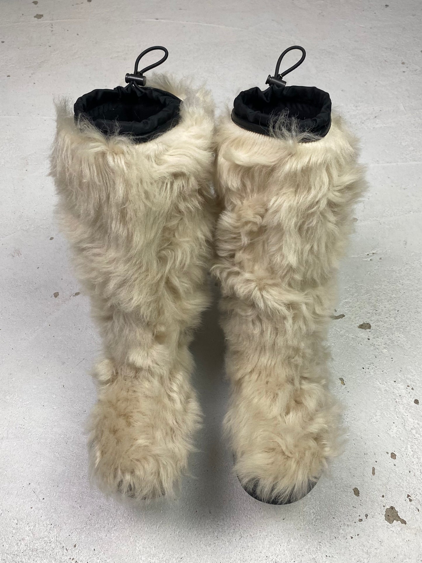 Prada Linea Rossa Fur Boots