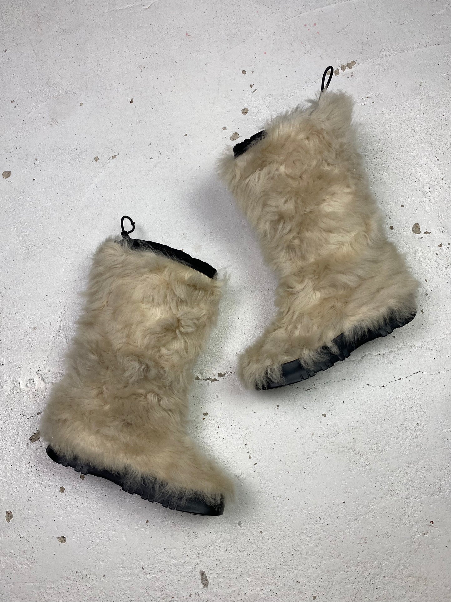 Prada Linea Rossa Fur Boots