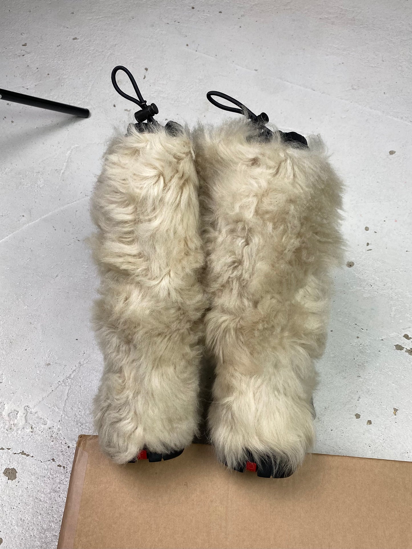 Prada Linea Rossa Fur Boots