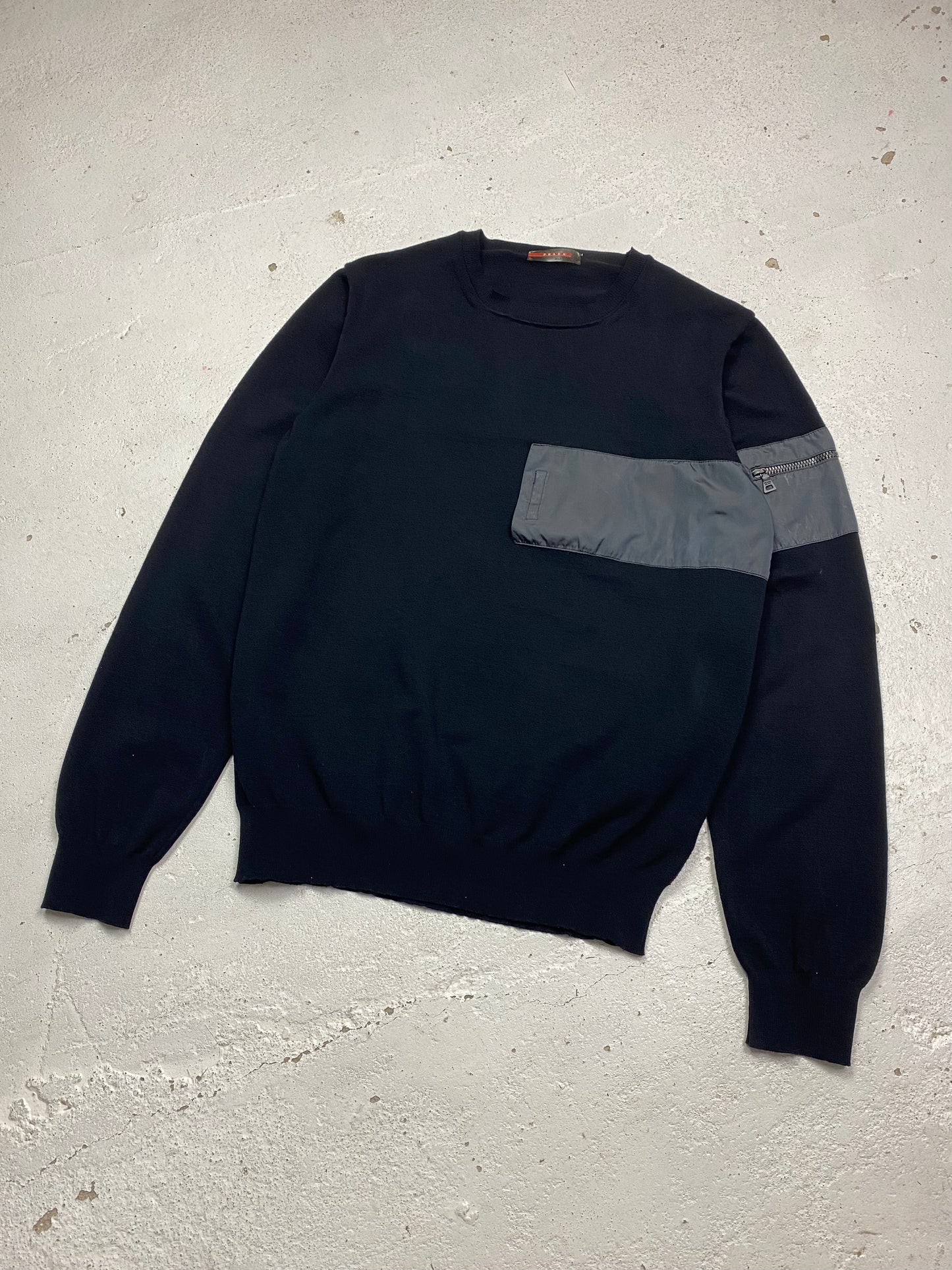 SS 00 Prada Sport Pocket Panel Knit