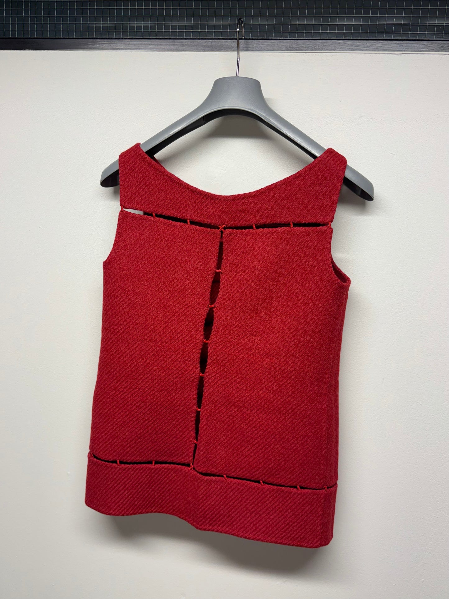 FW 98 Prada Wool Panelled Top