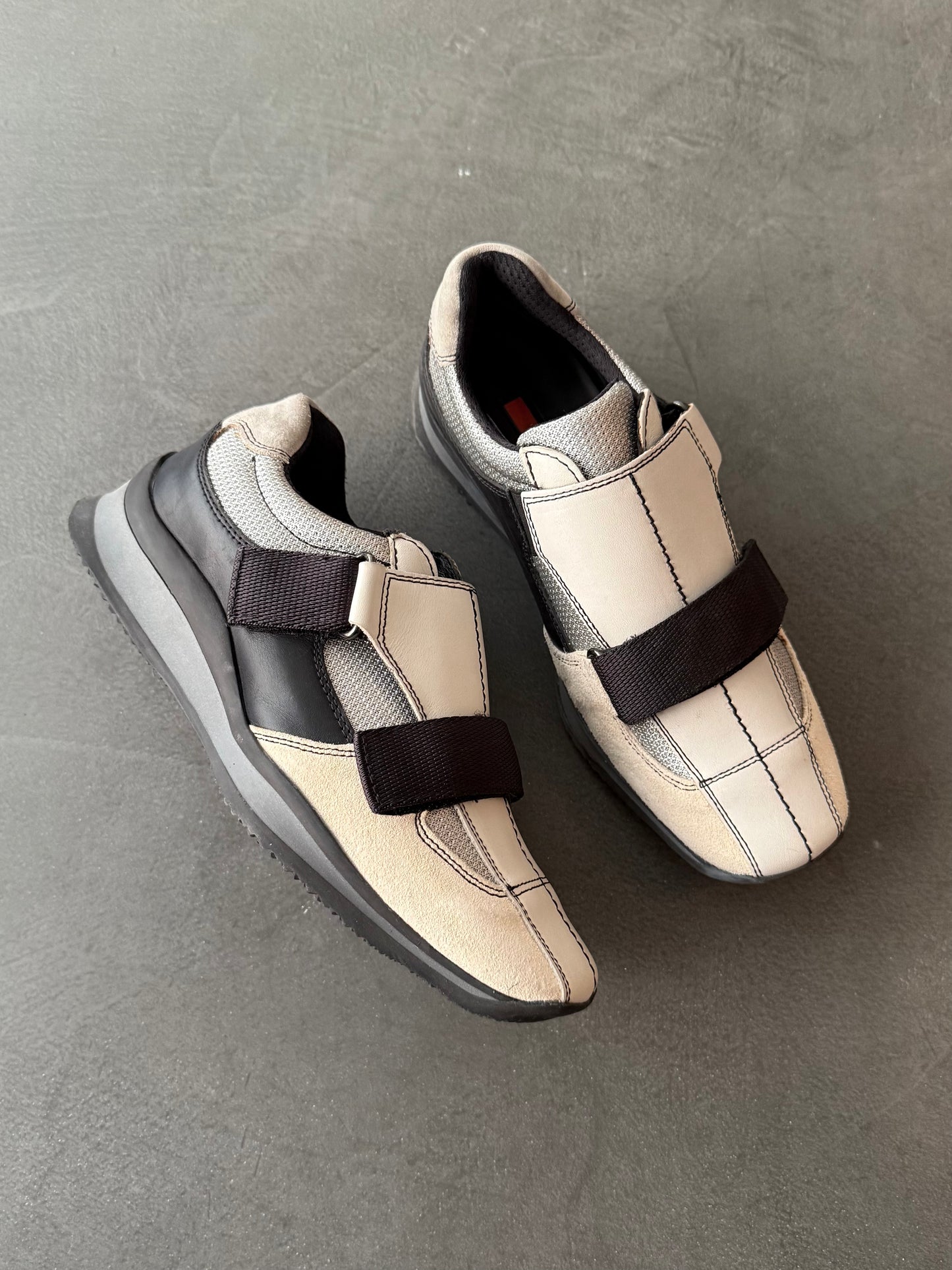 FW 02 Prada Sport Velcro Strap Trainers