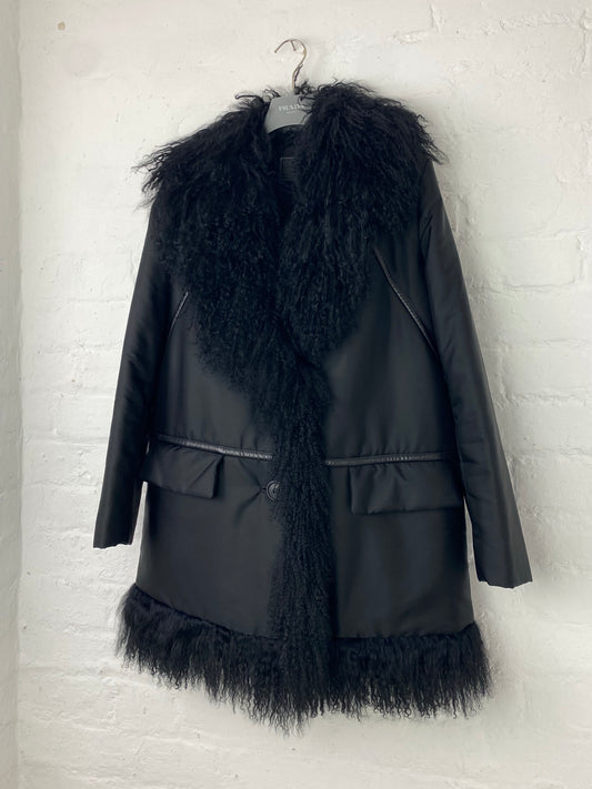 FW 14 Prada Afghan Coat