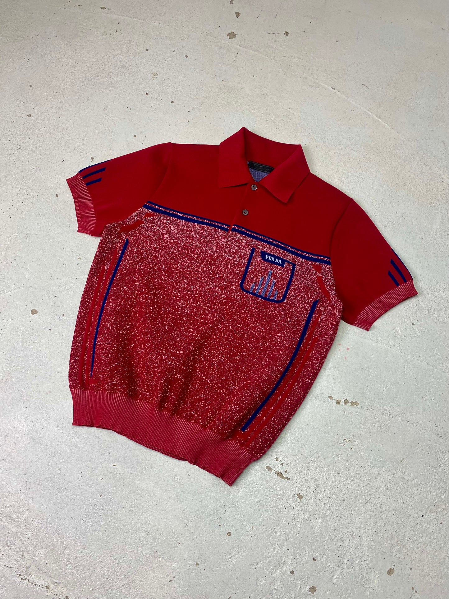 SS 19 Prada Neoprene Polo